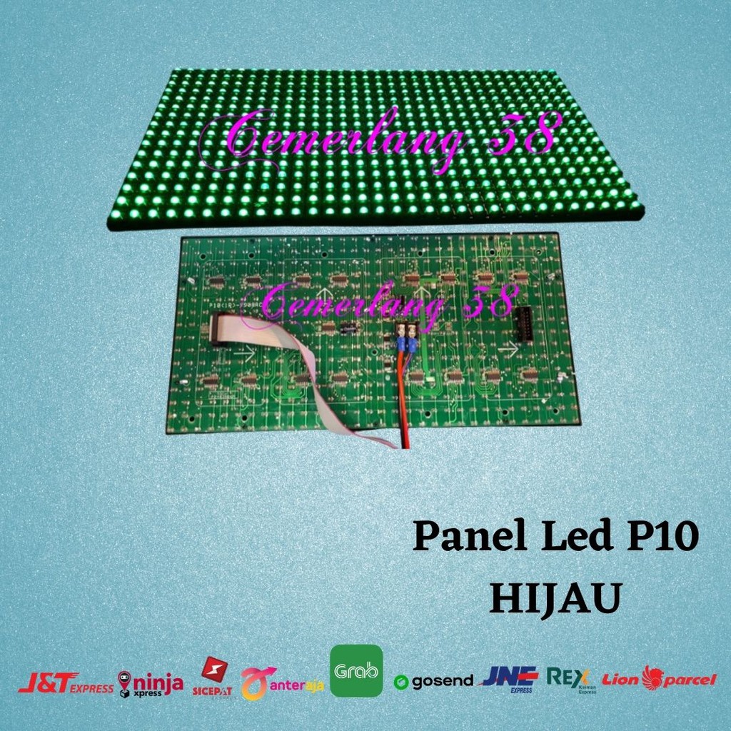 Jual Produk Module / Modul / Panel Led P10 Running Text Semi Outdoor ...