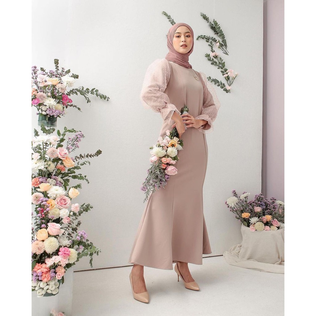 Dress duyung organza hotsell