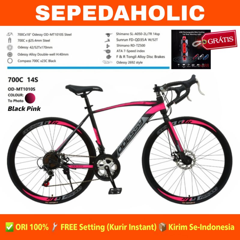 Jual Sepeda Balap Roadbike ODESSY MT 1010S / EXOTIC 2708 FS 1.0 / SL 2. ...