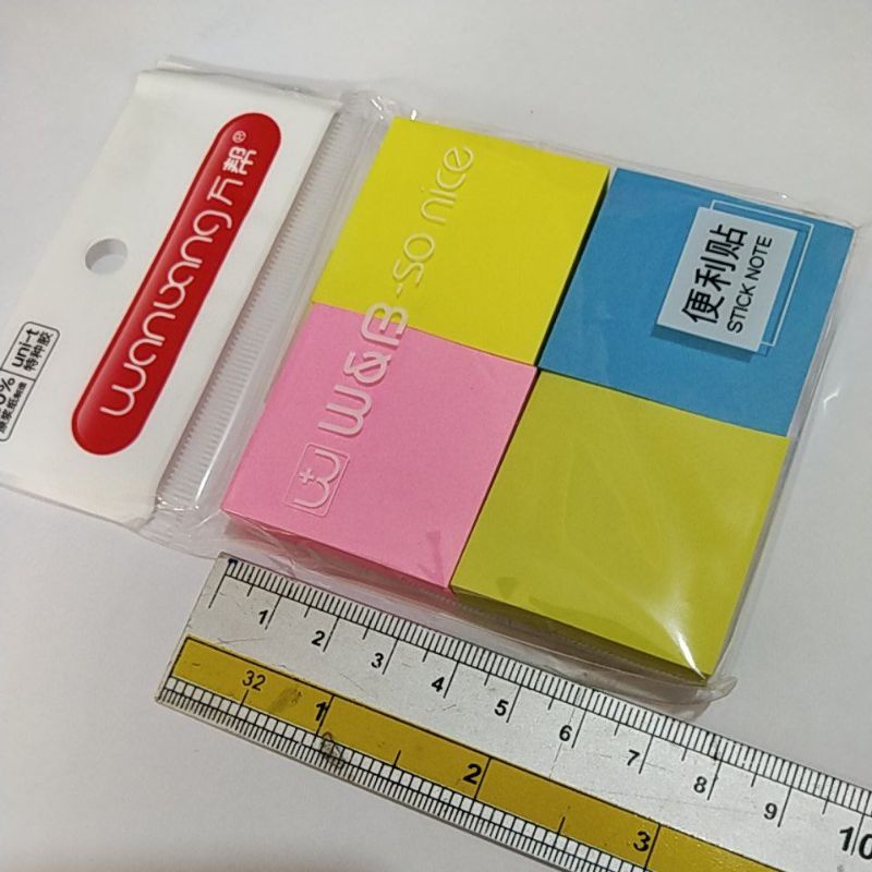 Jual Kertas Memo Tempel Sticky Note Warna Warni Shopee Indonesia