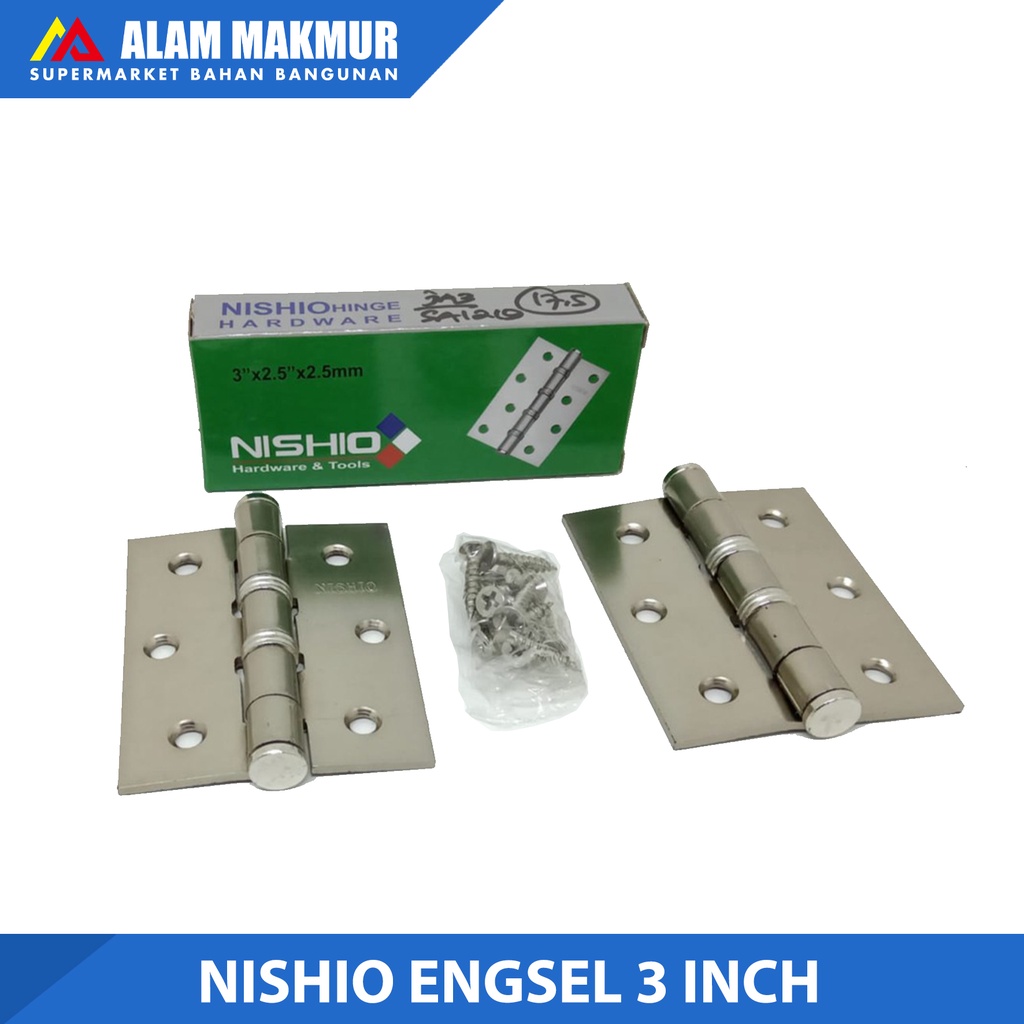 Jual Engsel Besi Jendela 3 Inch NISHIO Warna SN - NISHIO NB | Shopee ...