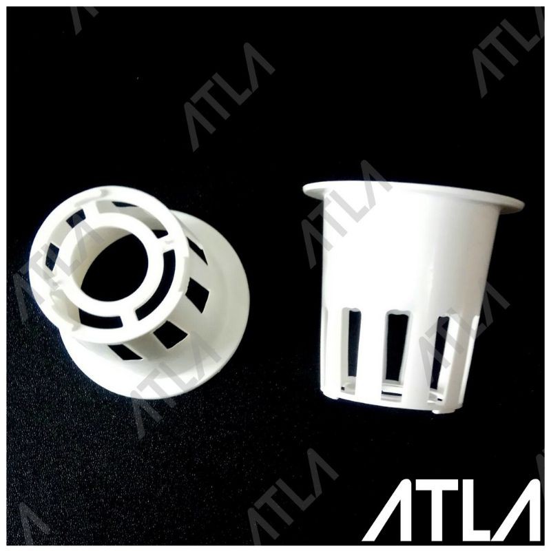 Netpot 5 cm Putih Net pot Wadah Media Tanam Hidroponik KN002