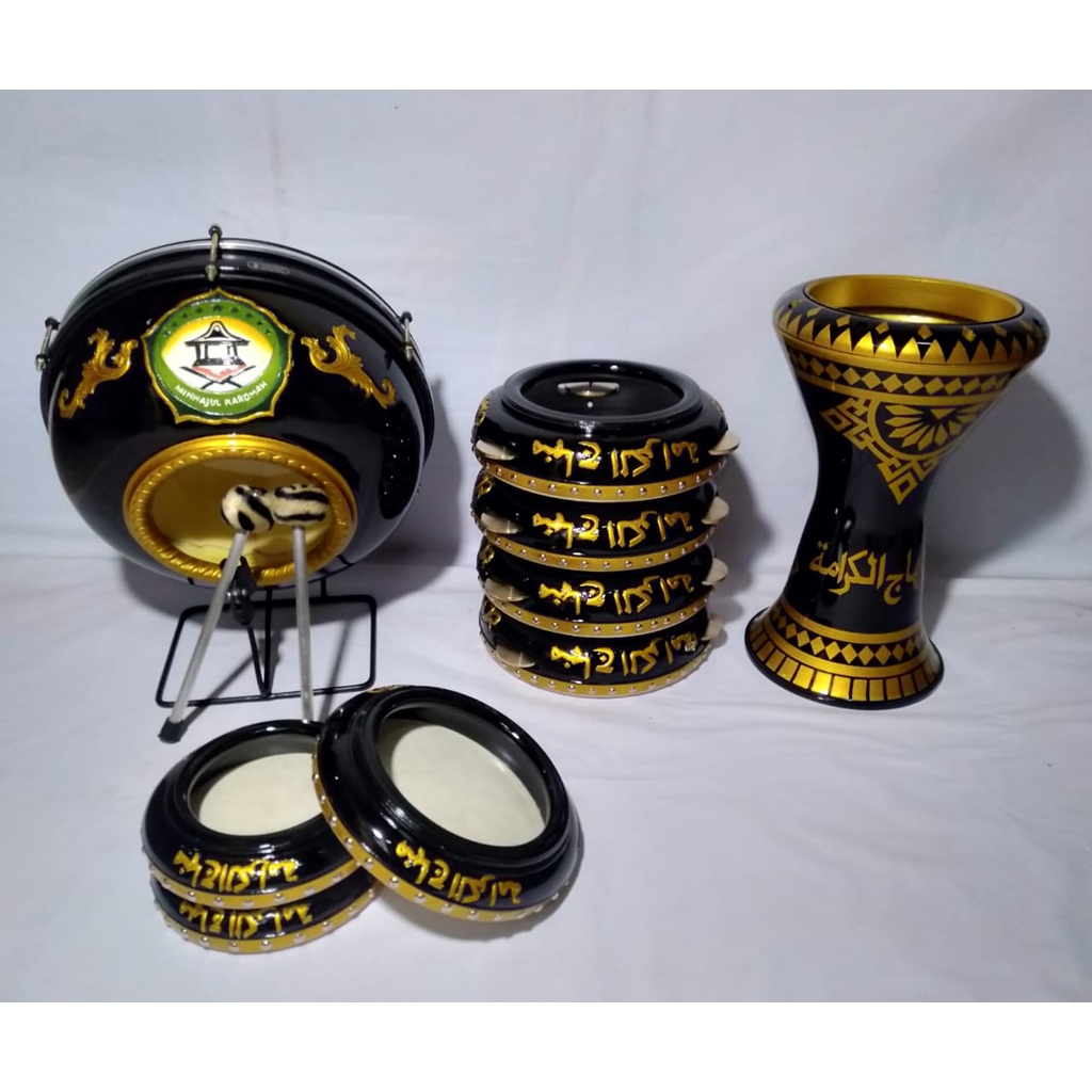 Jual Rebana Hadroh 1 Set Motif Ukir (Darbuka Cor) | Shopee Indonesia