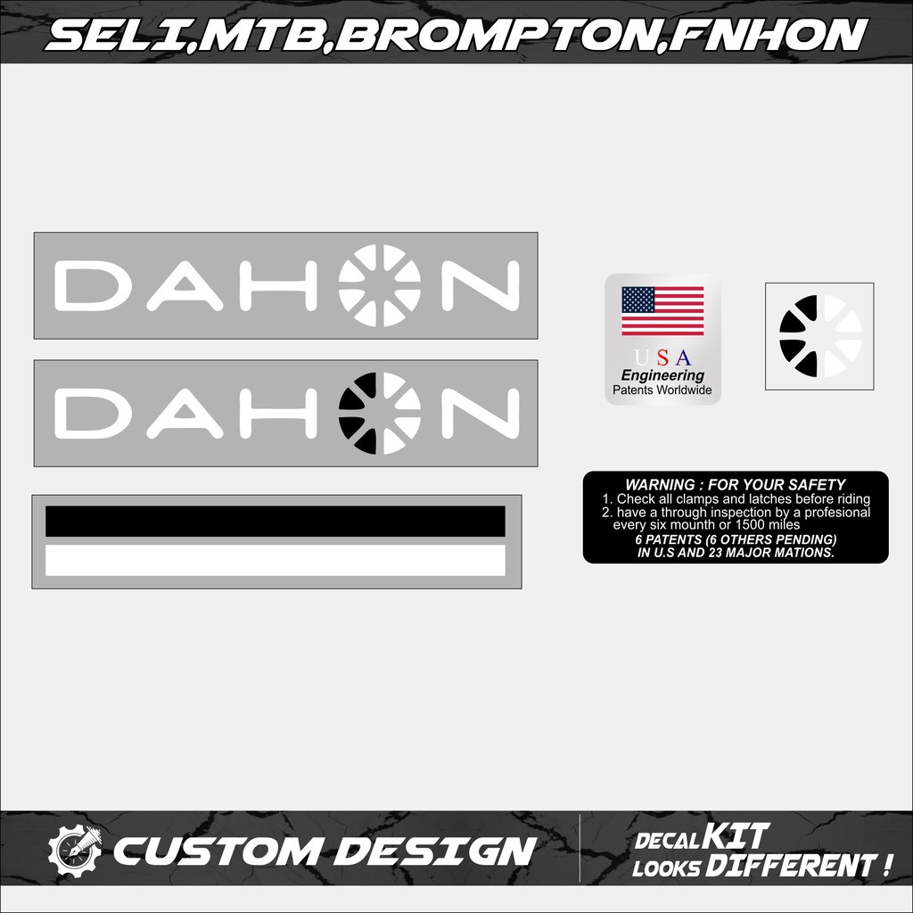 Decal dahon deals