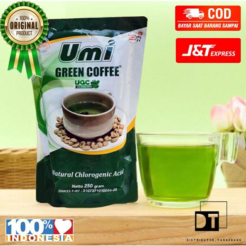 Jual UGC Umi Green Coffee Atau Kopi Pelangsing Original 250gr | Shopee ...