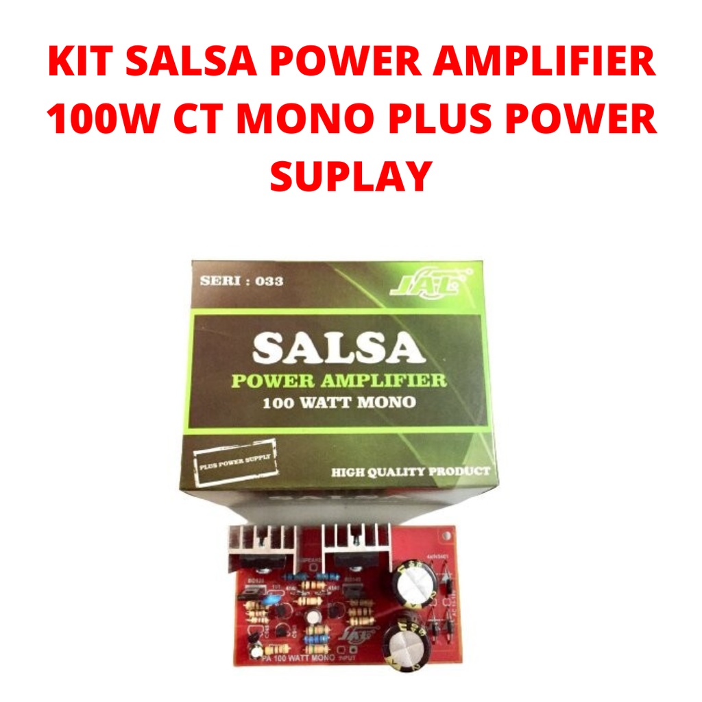 Jual KIT SPEAKER AKTIF SALSA MESIN POWER SPIKER AKTIP AMPLIFIER 100W CT ...