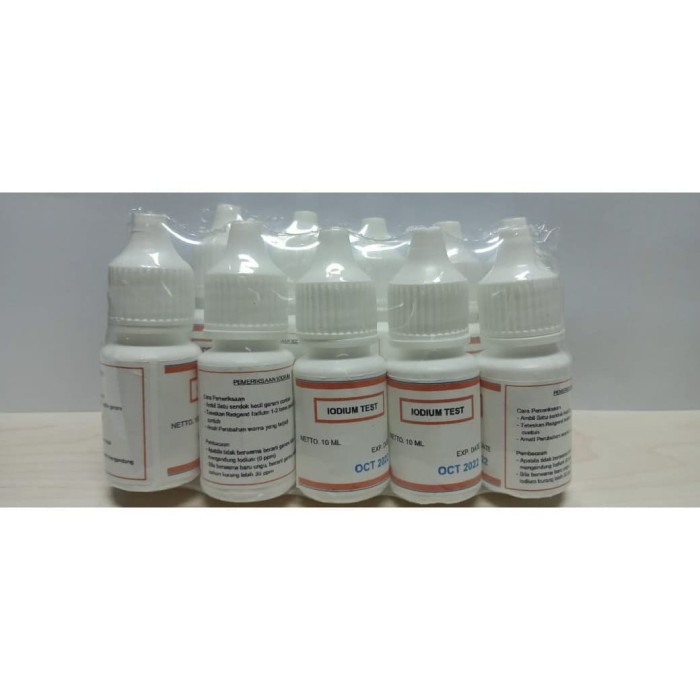 Jual IODIUM TEST 10ML | Shopee Indonesia