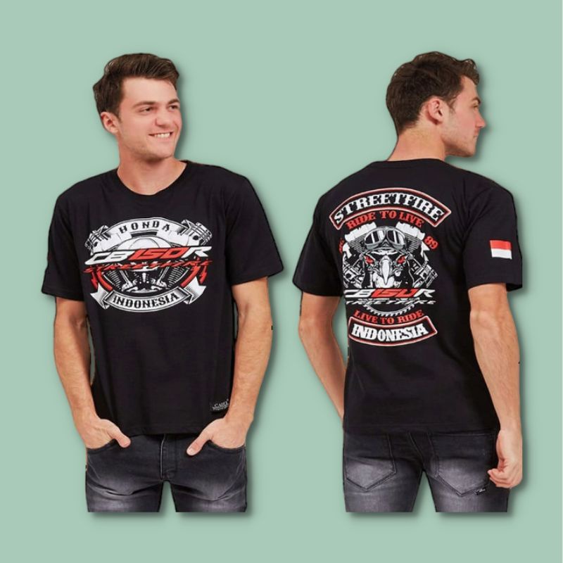 Jual Kaos Honda Cb R Kaos Motor Bikers Honda Cb R Kaos Honda Bikers