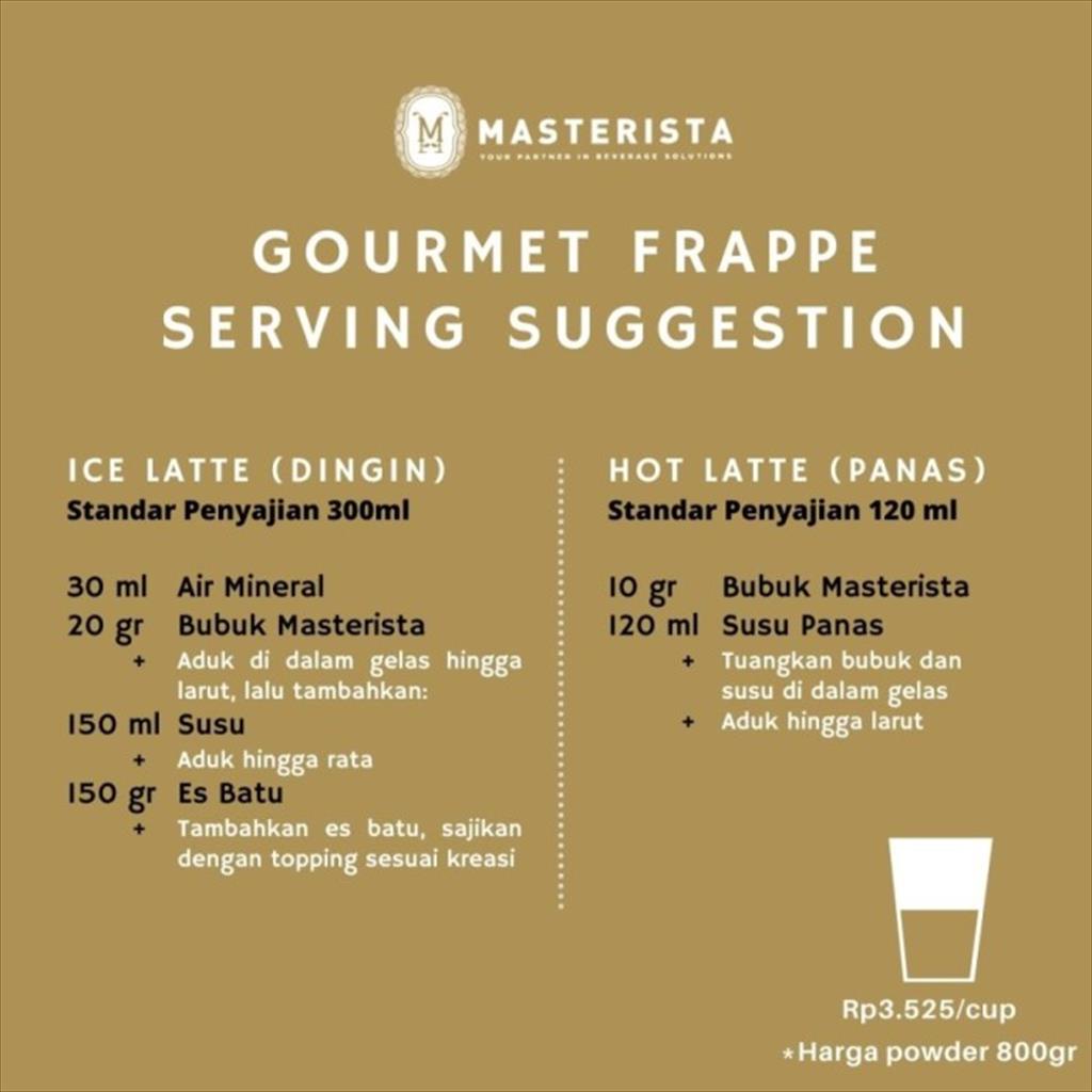Jual Masterista Minuman Bubuk Frappe Powder Chocolate Strawberry ...