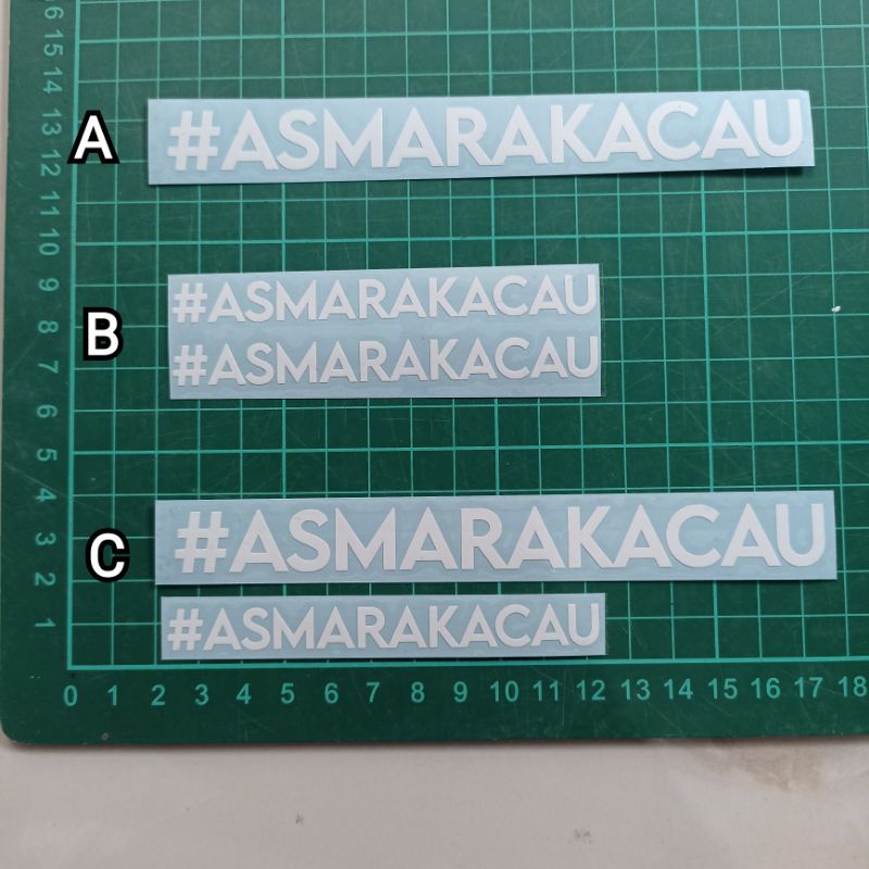 Jual stiker asmara kacau cutting sticker | Shopee Indonesia