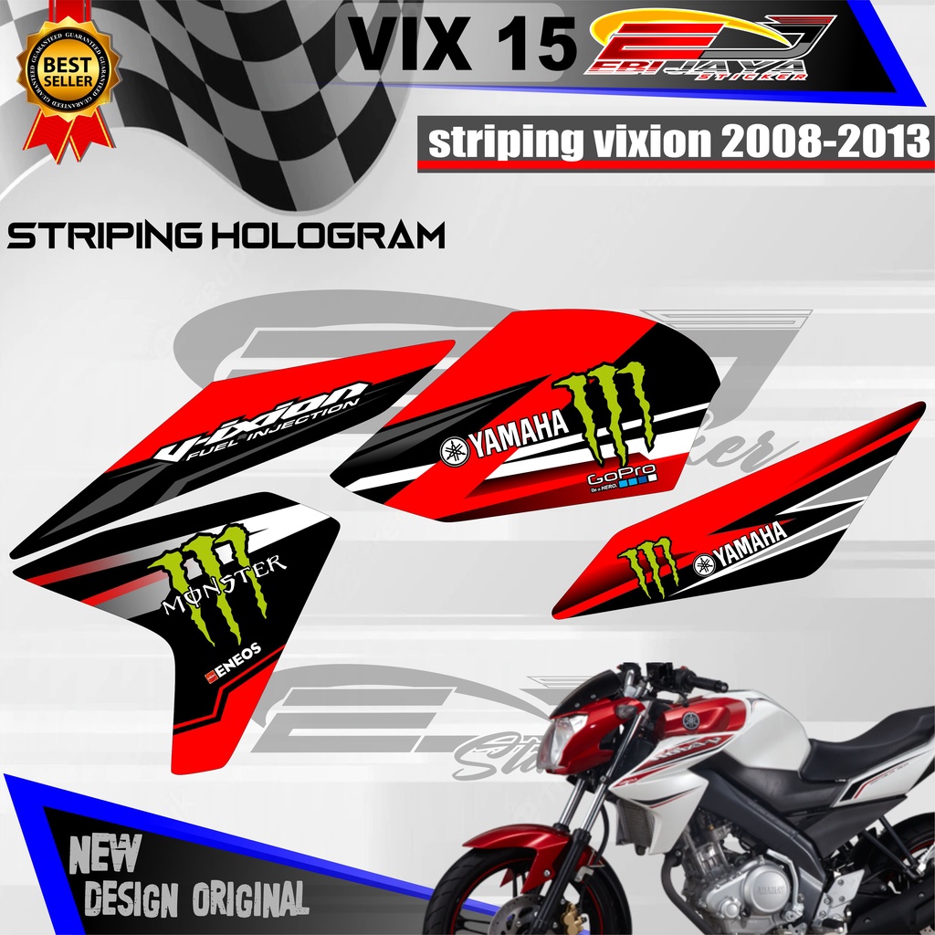 Jual Striping Yamaha Vixion Nvl Nva Old Variasi New Design Vix 15 Shopee Indonesia 6919