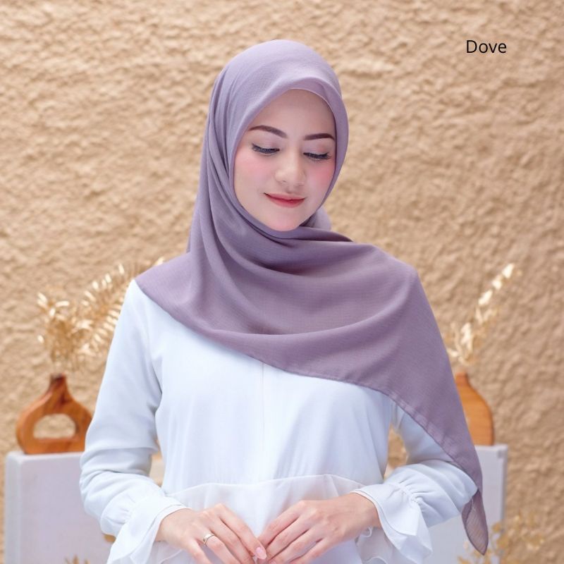 Jual Jilbab Segi Empat Polos Dobby Square Premium Albata Hijab Shopee