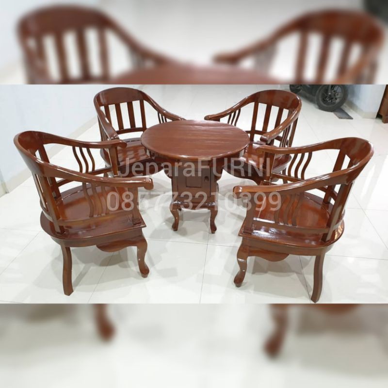 Jual Kursi Tamu Jati Jepara I Kursi Teras Kayu Jati I Kursi Lenong Jati