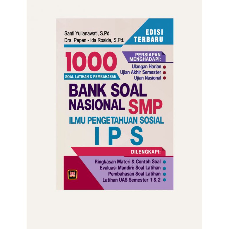 Jual BANK SOAL NASIONAL SMP IPS Kelas 7 8 9 K13N 1000 Soal Latihan ...