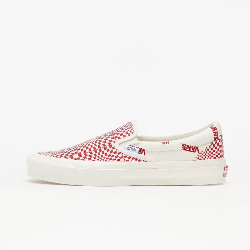 Jual Vans Slip On Vault OG LX Optical Warp Checkerboard Original