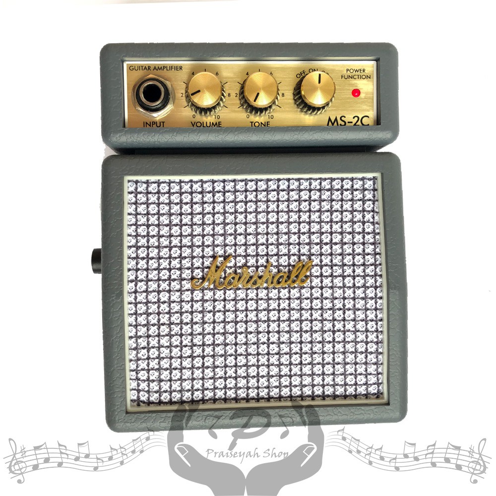 Jual Marshall Ampli Gitar Mini Ms Original Amply Baterai Shopee Indonesia