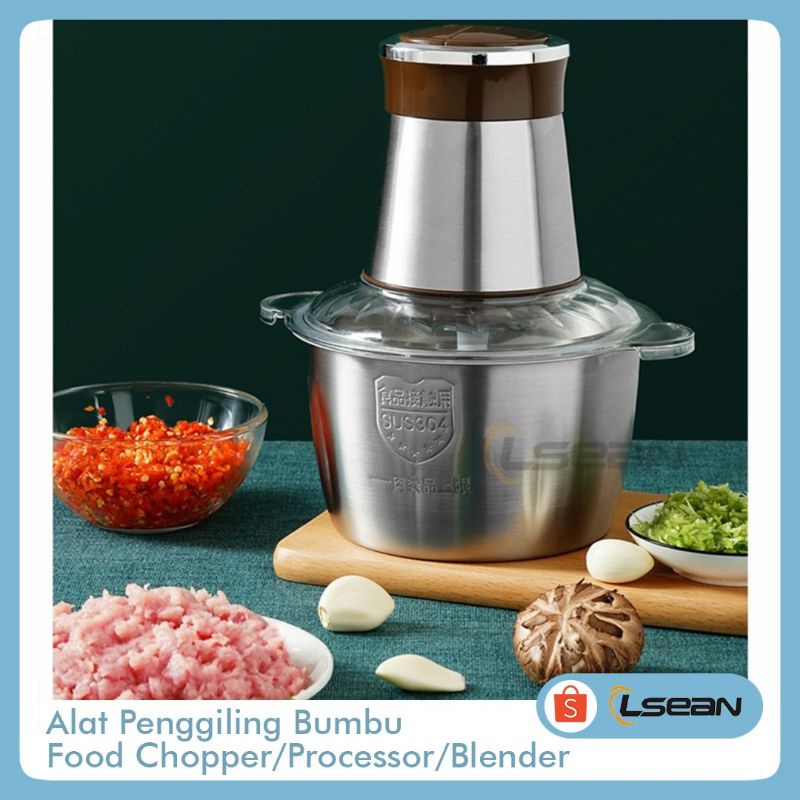 Jual Alat Penggiling Bumbu | Food Chopper | Food Processor / Blender ...