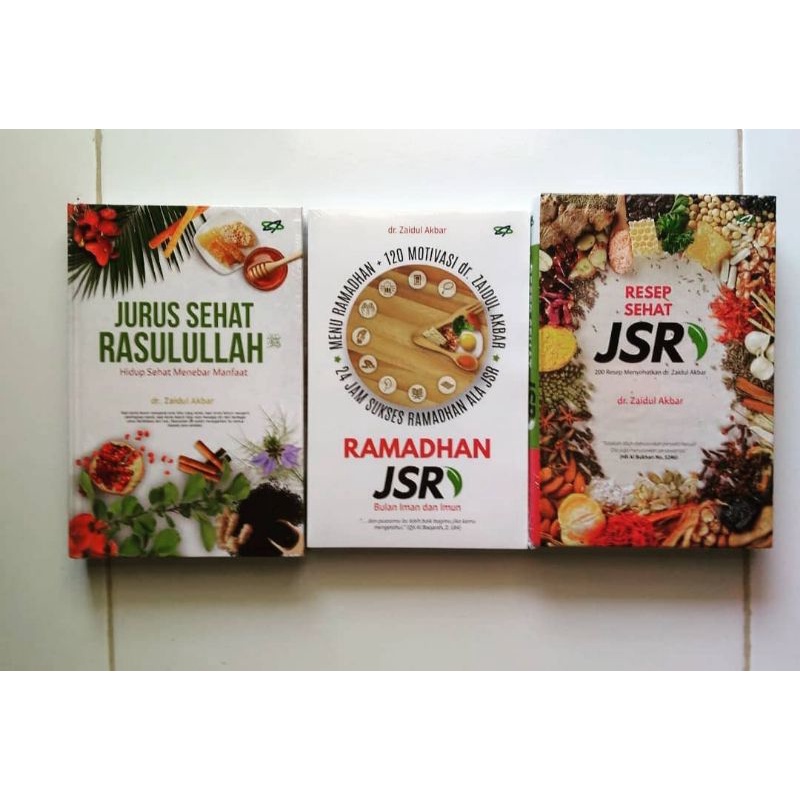 Jual Jual Buku Dr Zaidul Akbar Lengkap Ori Mulai Dari Jurus Sehat Rasulullah Sampai Resep Sehat 9289