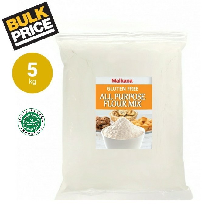 Jual TEPUNG SERBAGUNA GLUTEN FREE PENGGANTI TEPUNG TERIGU 5 KG / GLUTEN