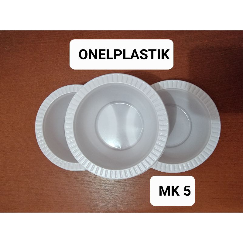 Jual Mangkok Plastik Kecil Putih Susu Mangkok Plastik M5 Isi 50 Pcs