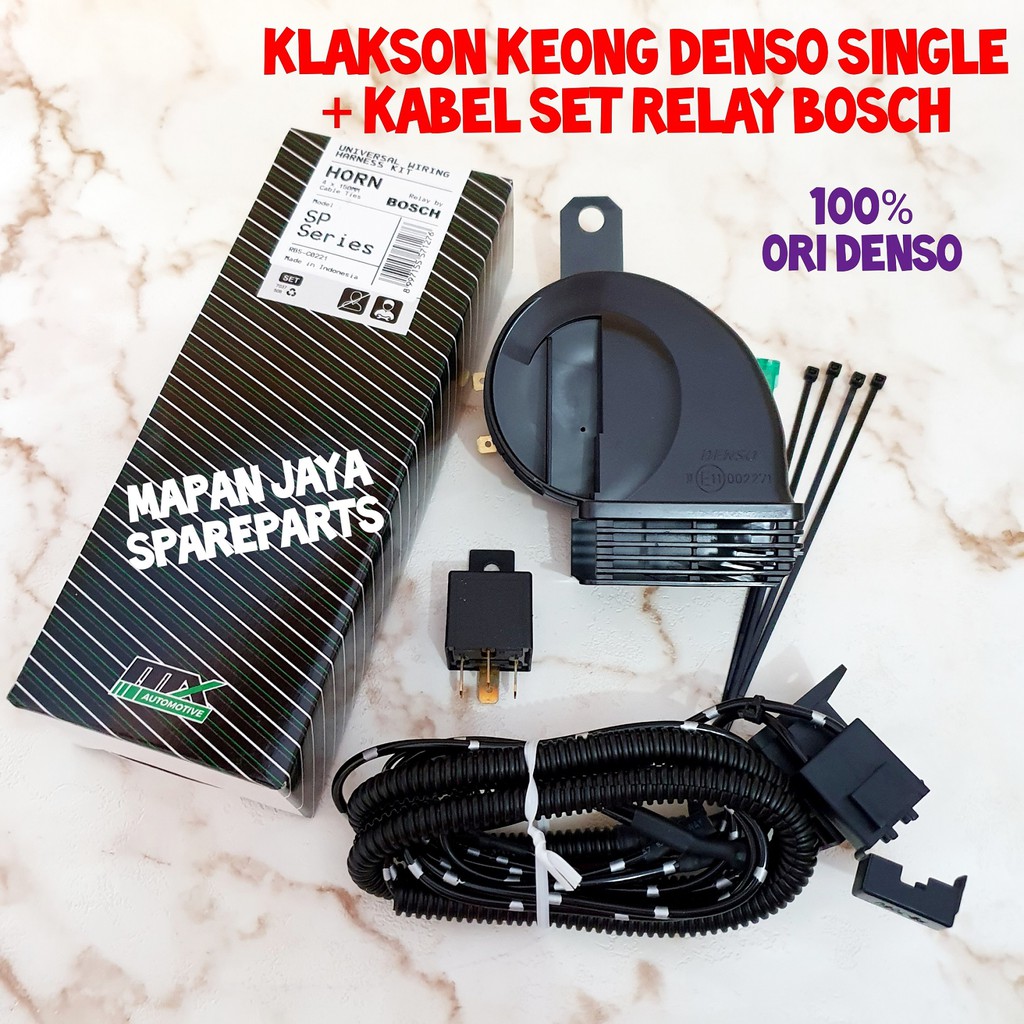 Kabel Set Relay 24 Volt Klakson MX Universal Untuk Segala Macam Merk  Klakson