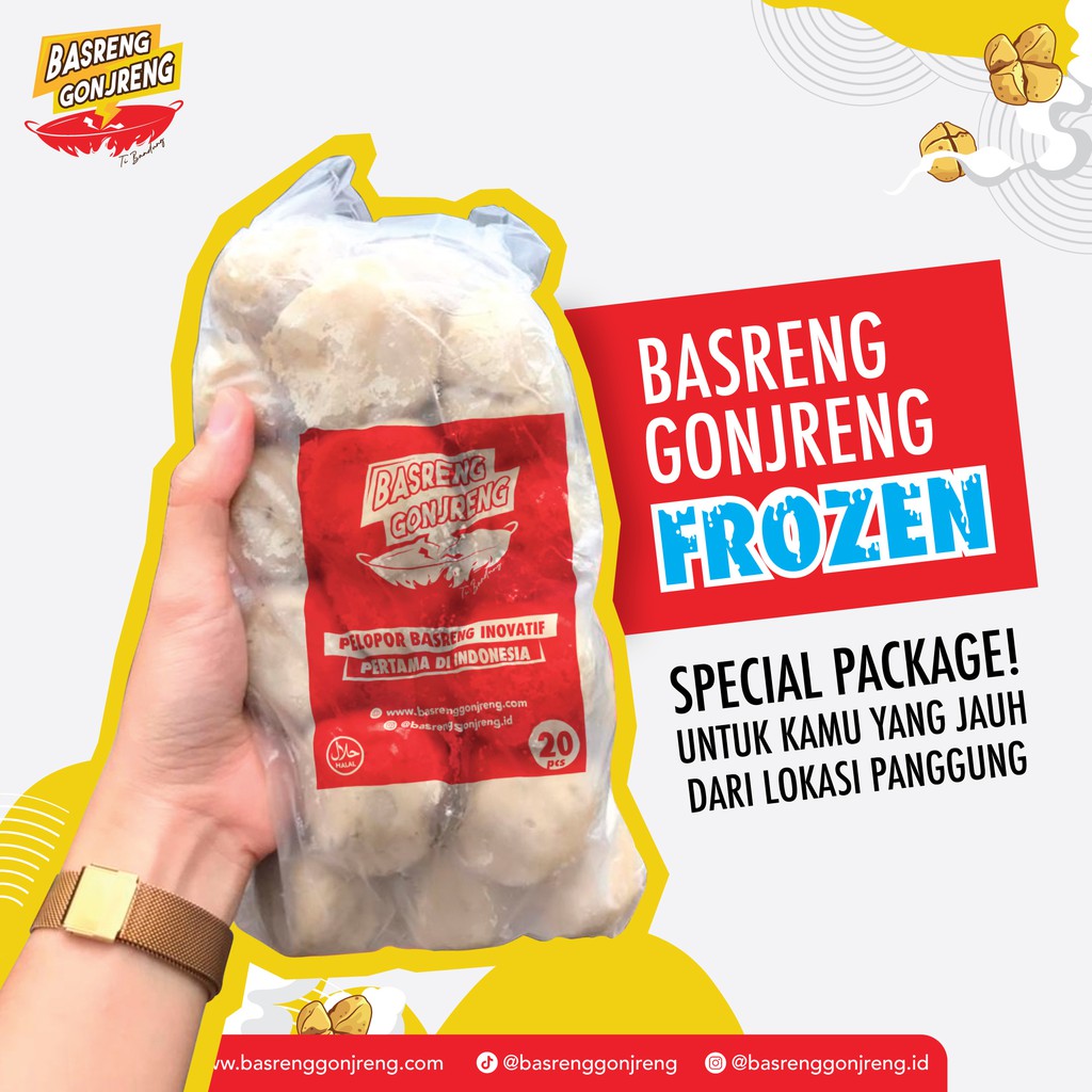 Jual Basreng Frozen Basreng Gonjreng 10 pcs Bakso | Shopee Indonesia
