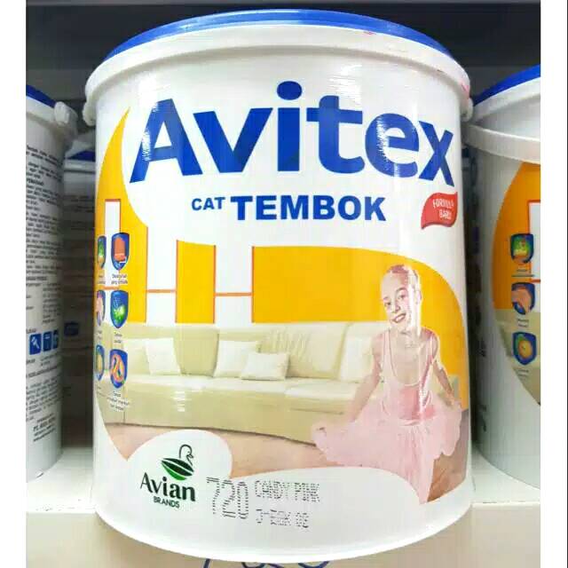 Jual CAT AVITEX CAT TEMBOK 5 KG READY BANYAK WARNA KOMPLIT Shopee