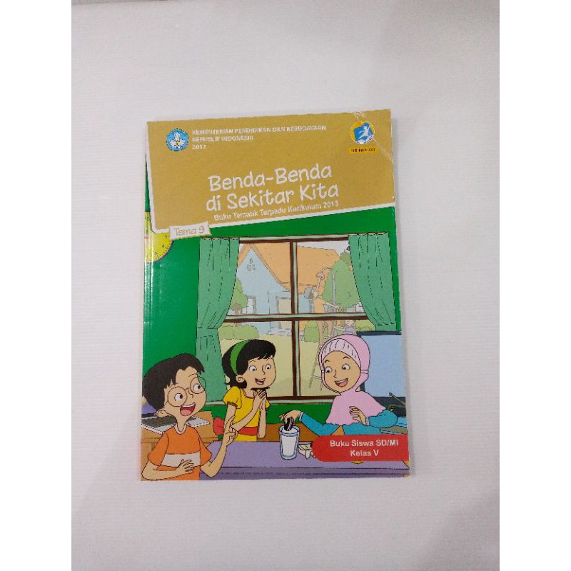 Jual BUKU TEMATIK TERPADU KURIKULUM 2013 EDISI REVISI 2017 TEMA 9 KELAS ...