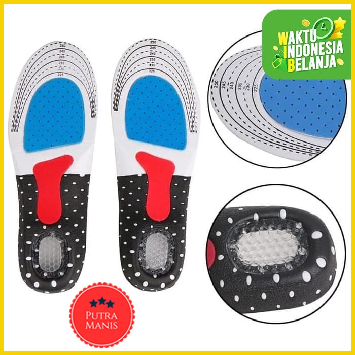 Jual Shoe Pad Silicone alas kaki sepatu gel insole Empuk sepatu sneaker ...