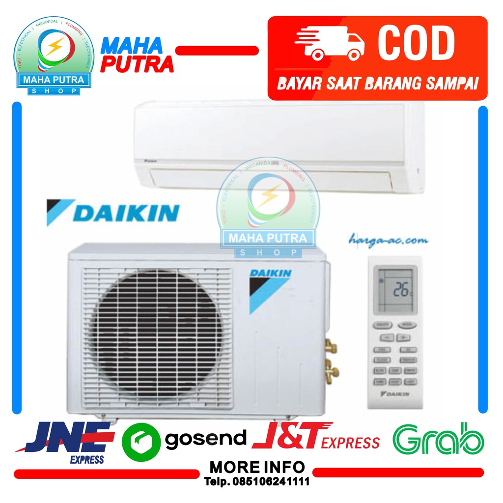 Jual DAIKIN AC 3/4 PK 20NV14. AC DAIKIN 3/4PK STANDART THAILAND