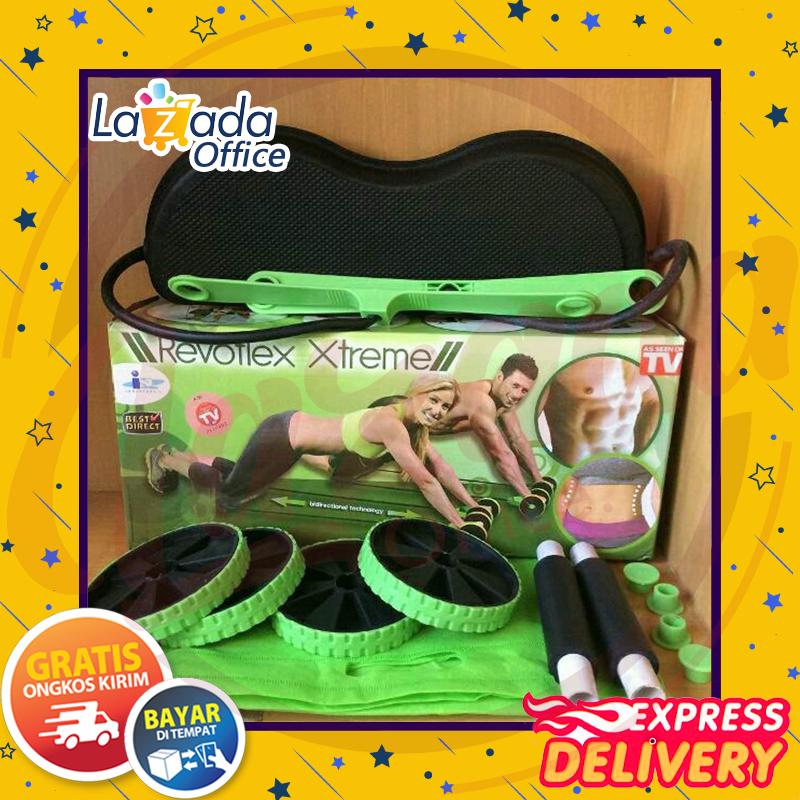 Revoflex Xtreme Kit Allenamento Addominali – Rullo Con Due Ruote, Per Uomo E Donna