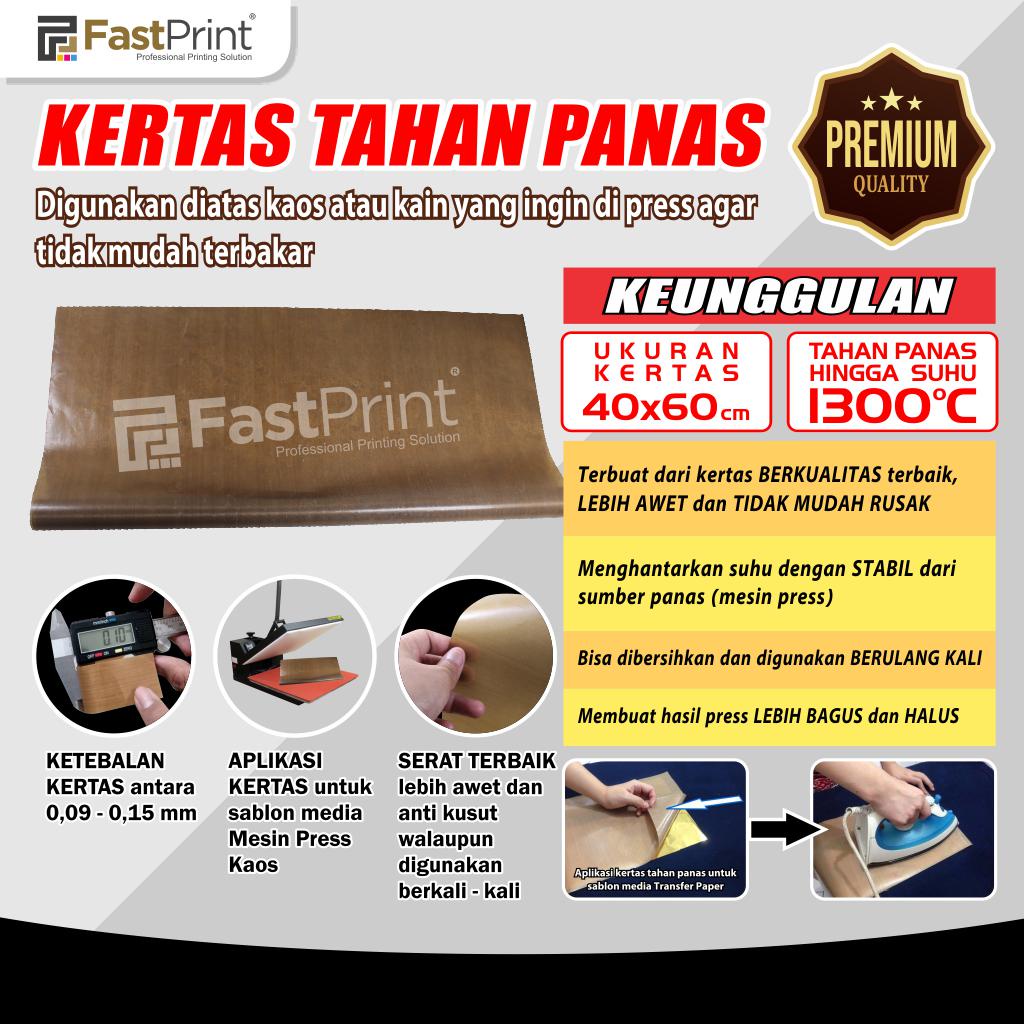 Jual Kertas Teflon Tahan Panas Alas Mesin Press Shopee Indonesia