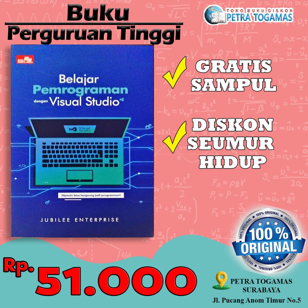 Jual Belajar Pemrograman dengan Visual Studio / PTR100333993 | Shopee ...