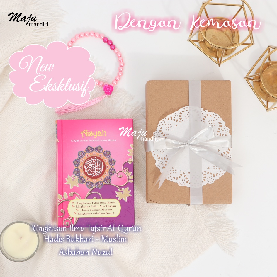 Jual quran box alquran gift mushaf terjemah jaket resleting pink ...