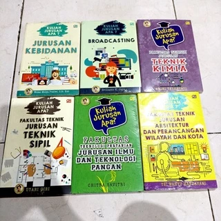 OBRAL BUKU SERI KULIAH JURUSAN APA? / BROADCASTING / KEBIDANAN / TEKNIK KIMIA / ORIGINAL MURAH MERIAH #24D