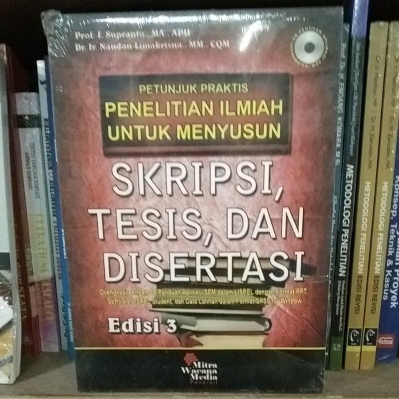 Jual Petunjuk Praktis Penelitian Ilmiah Untuk Menyusun Skripsi Tesis ...