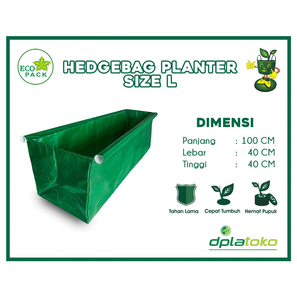 Jual Hedge Bag Planterbag Planter Bag Pot Polybag Tanaman Buah Sayur