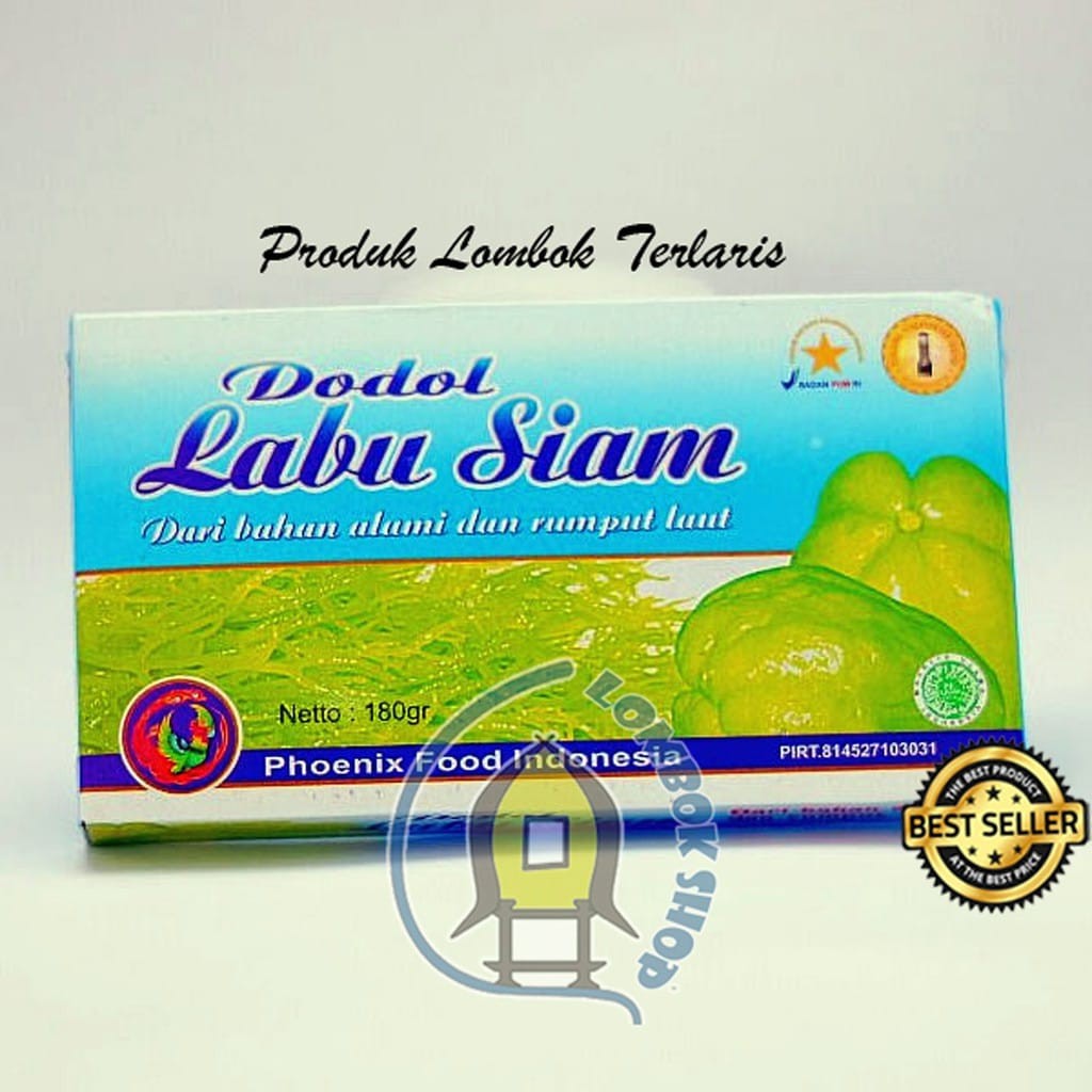 Jual Dodol Rumput Laut Phoenix Rasa Labu Siam Khas Lombok 160 Gram ...