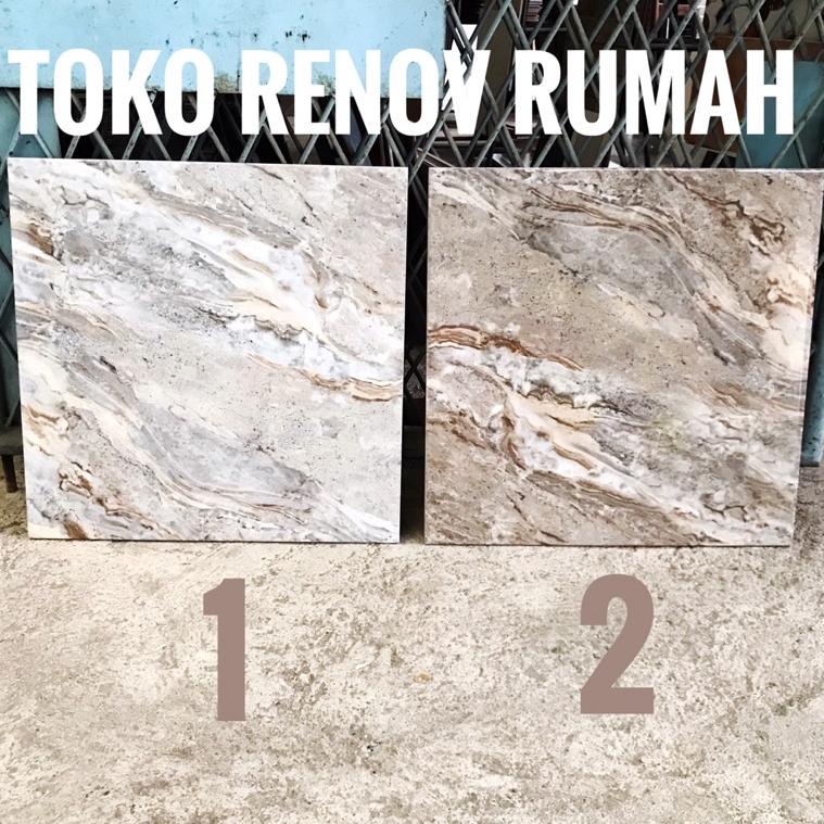 Jual EKSKLUSIF keramik lantai 50x50 motif marmer / keramik marmer