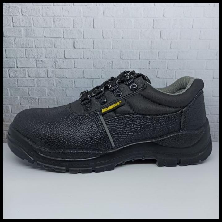 Jual Sepatu Pengaman Krisbow Safety Shoes Arrow 4 Inch Sepatu Sefty Hitam Shopee Indonesia