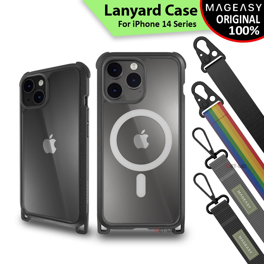 Jual Case IPhone 14 Pro Max Plus Mageasy MagSafe Odyssey + Lanyard ...