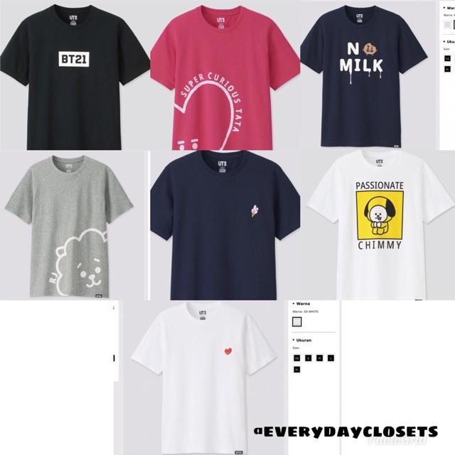 uniqlo x bts