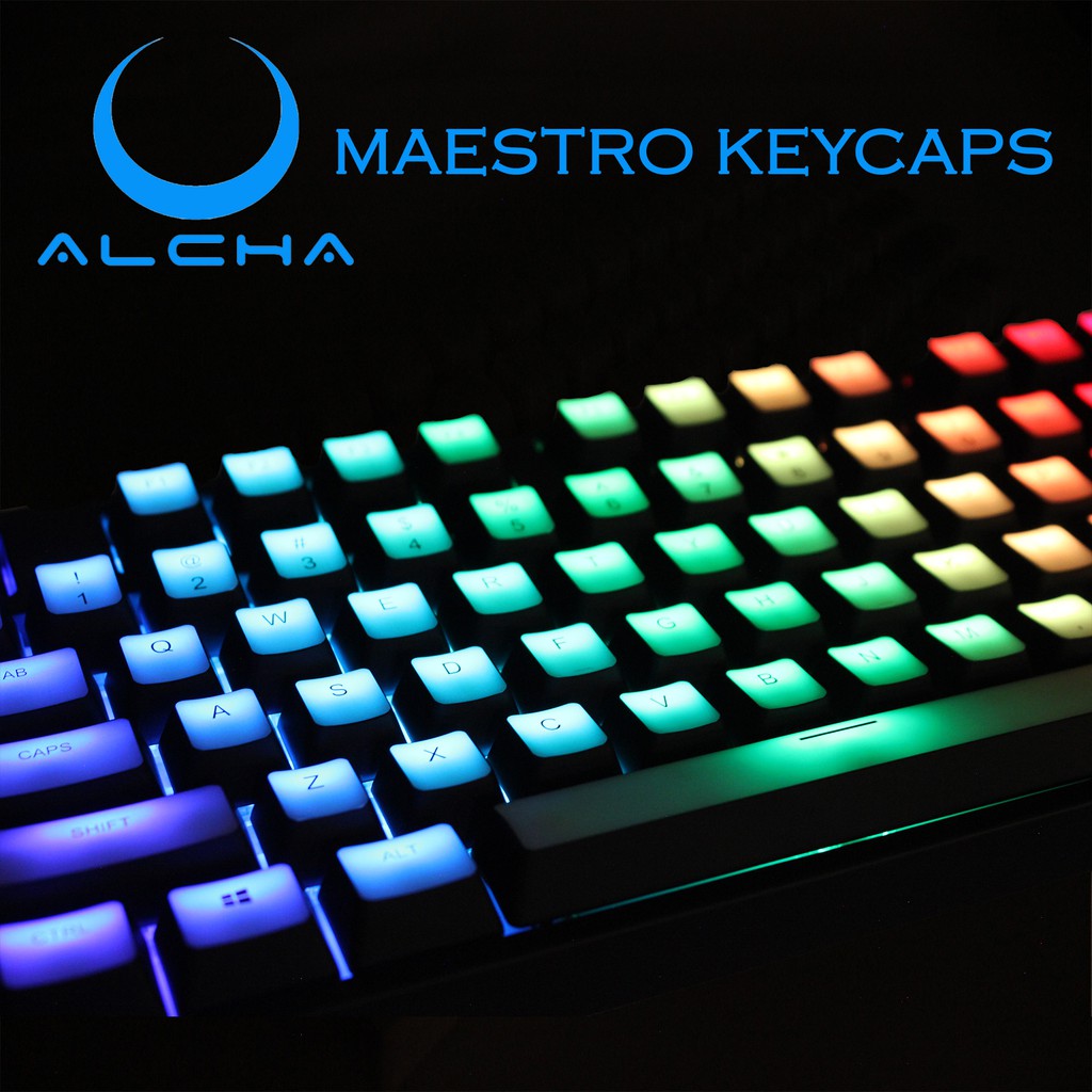 Jual ALCHA KEYCAPS MAESTRO ABS MECHANICAL KEYBOARD BACKLIT OEM FULL ...