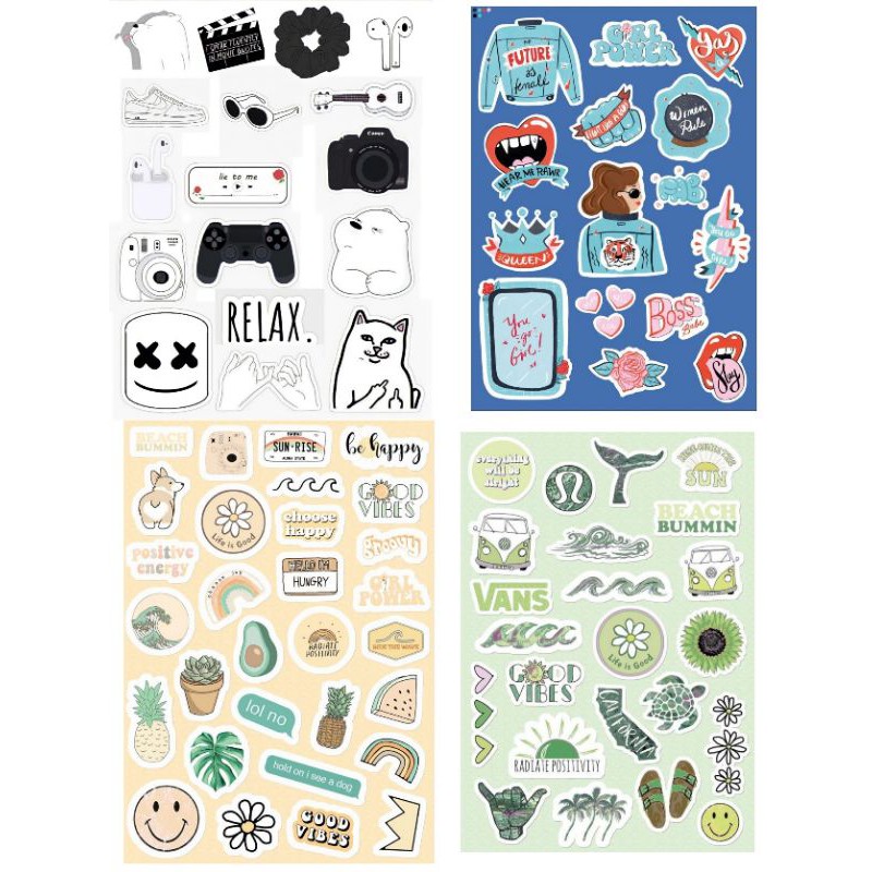 Jual Stiker Aesthetic / Stiker Murah / Stiker Estetik / Stiker | Shopee ...