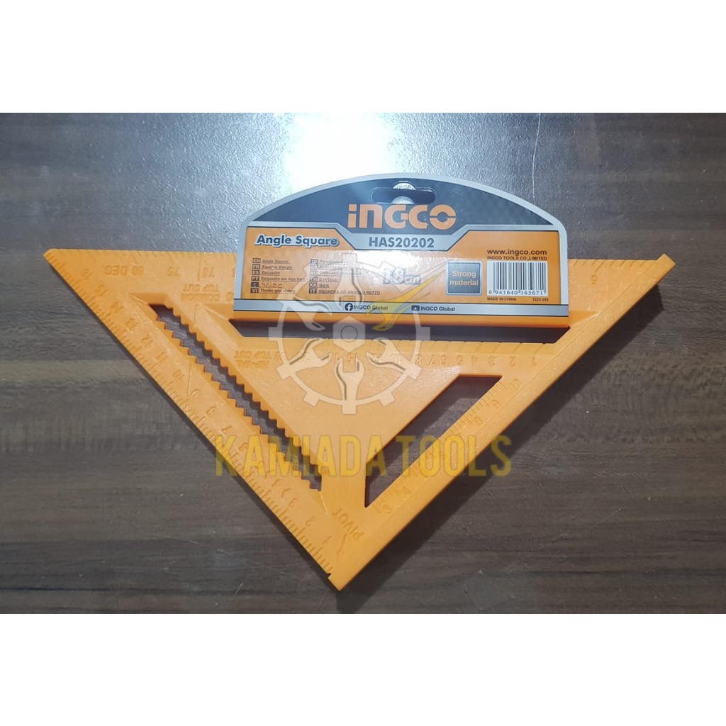Jual ANGLE SPEED RAFTER SQUARE/ PENGGARIS SEGITIGA SIKU 18CM INGCO ...