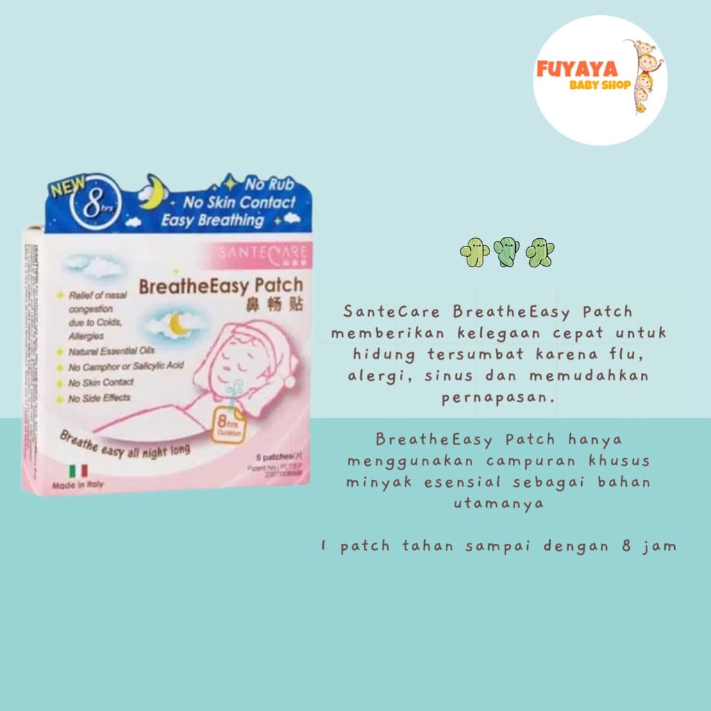 Jual Breatheeasy patch SANTE CARE Breath easy patch santecare baby bayi ...