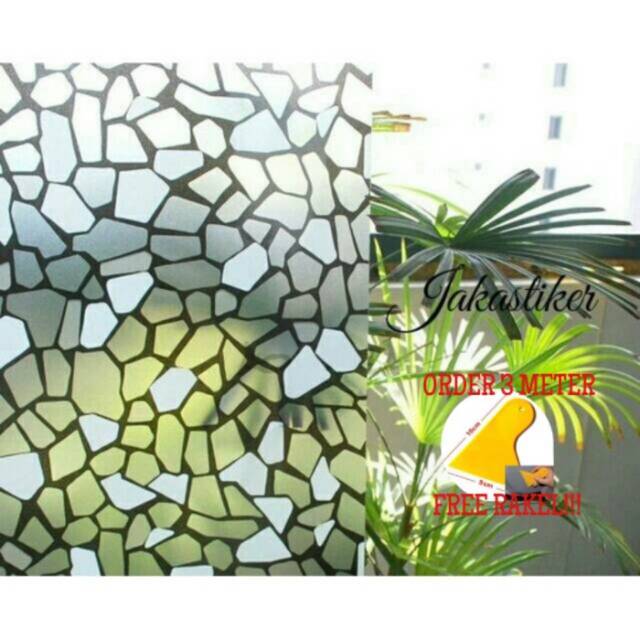 Jual Sticker/stiker kaca/kaca film/motif batu alam | Shopee Indonesia
