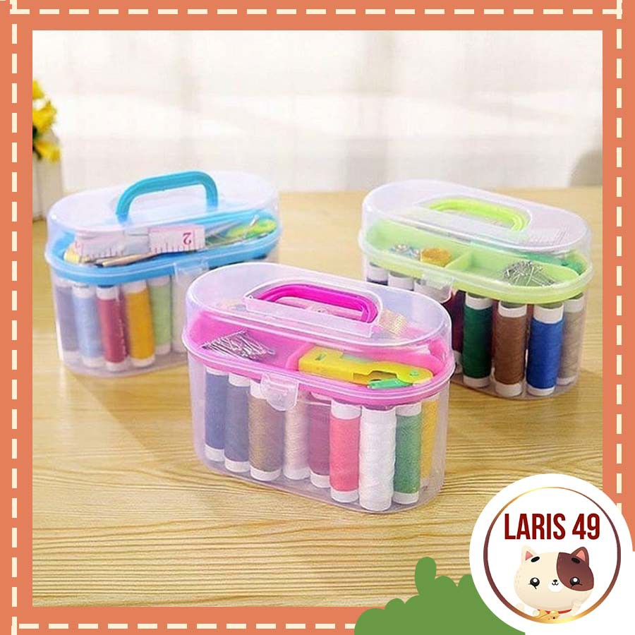 Jual Laris49 Set Alat Jahit Peralatan Menjahit Benang Jarum Gunting