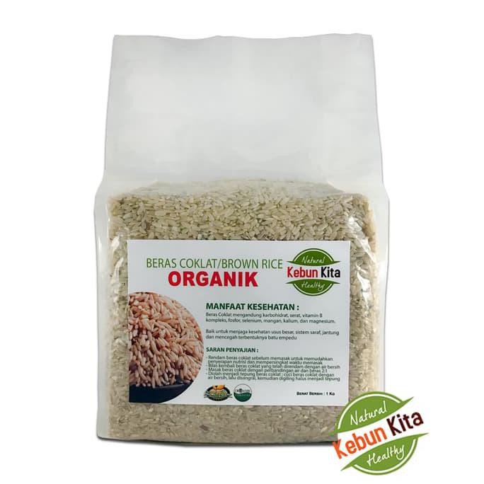 Jual BERAS COKLAT ORGANIK 1KG (ORGANIC BROWN RICE) | Shopee Indonesia