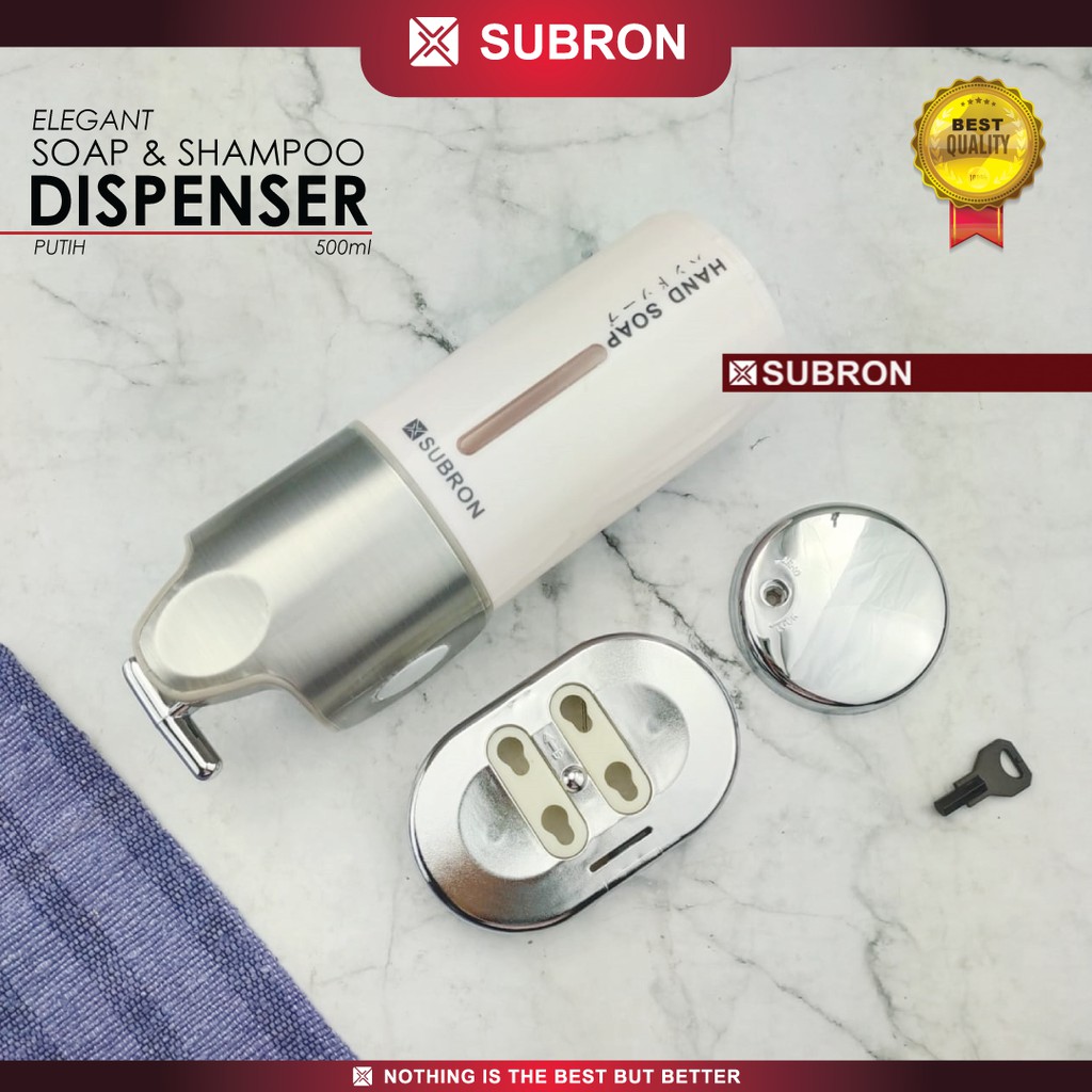 Jual SUBRON Soap Dispenser Single Tempat Sabun Cair Plastik Tebal ...
